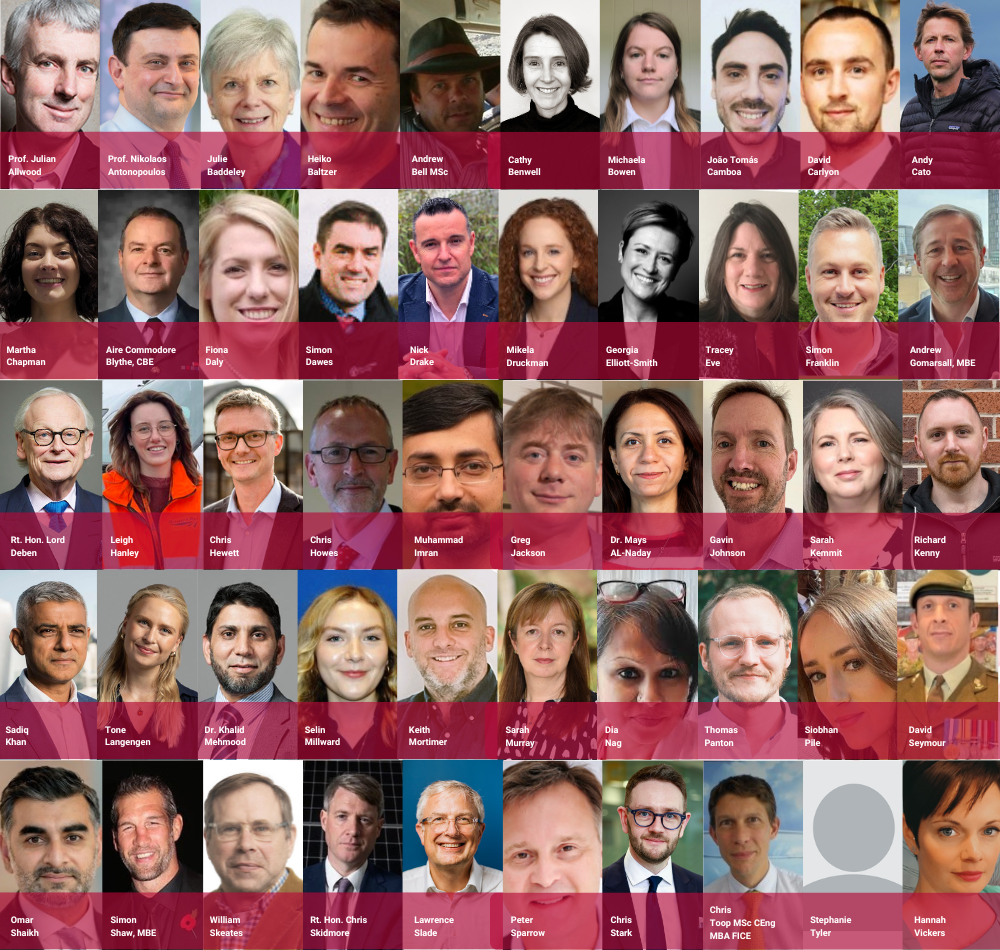 Image containing pictures of all Net Zero 50 list members